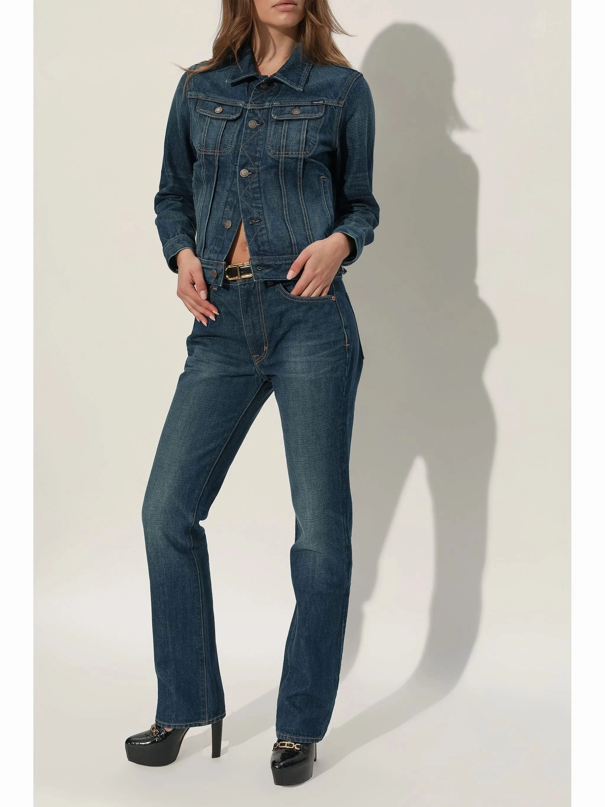 135mm Whitney shiny croc-embossed leather platform pumps Low Spark Of High Heeled