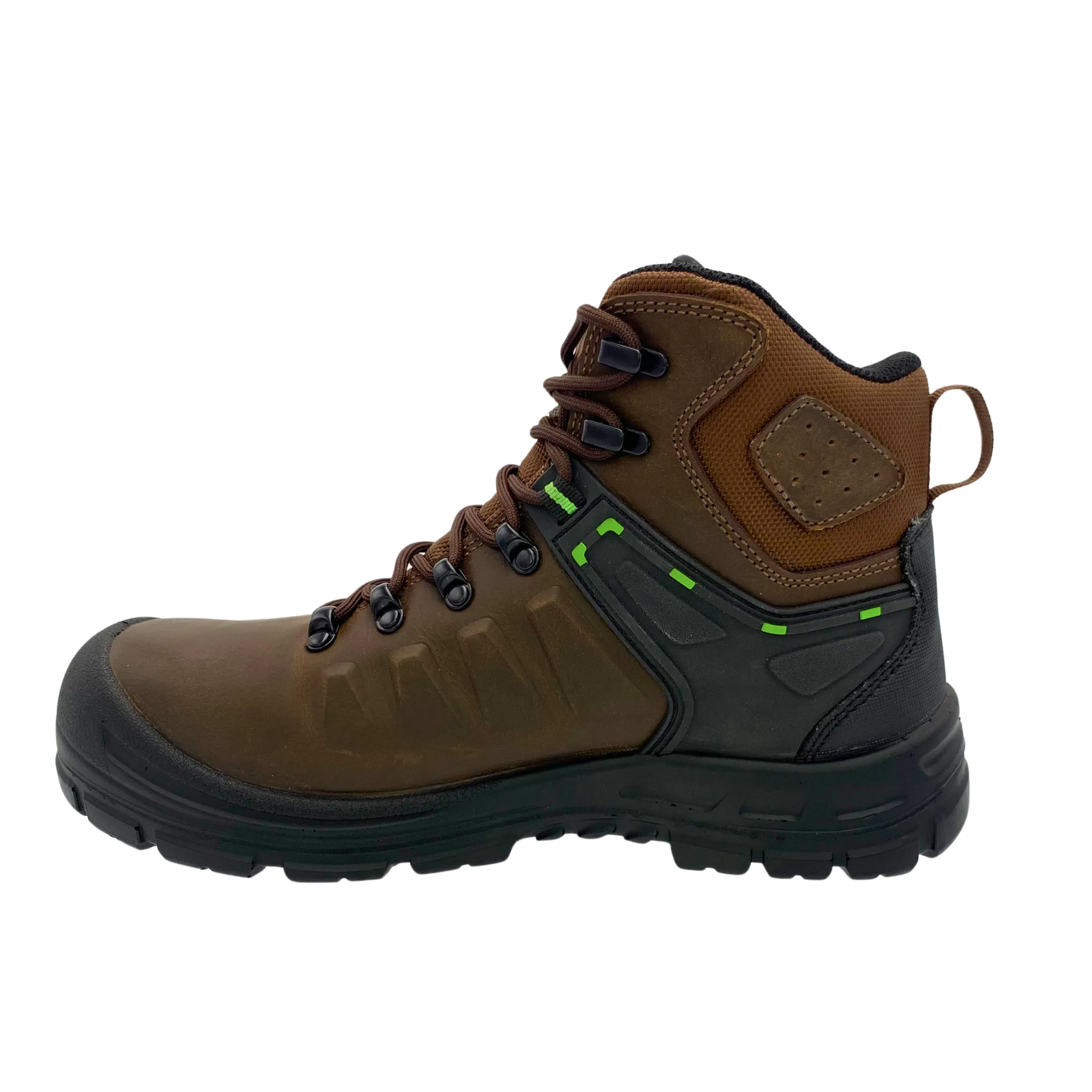 Versacore Waterproof Hiking Shoes 9108- Men's 6" Work Boot- Brown [Comp Toe, EH, SR]