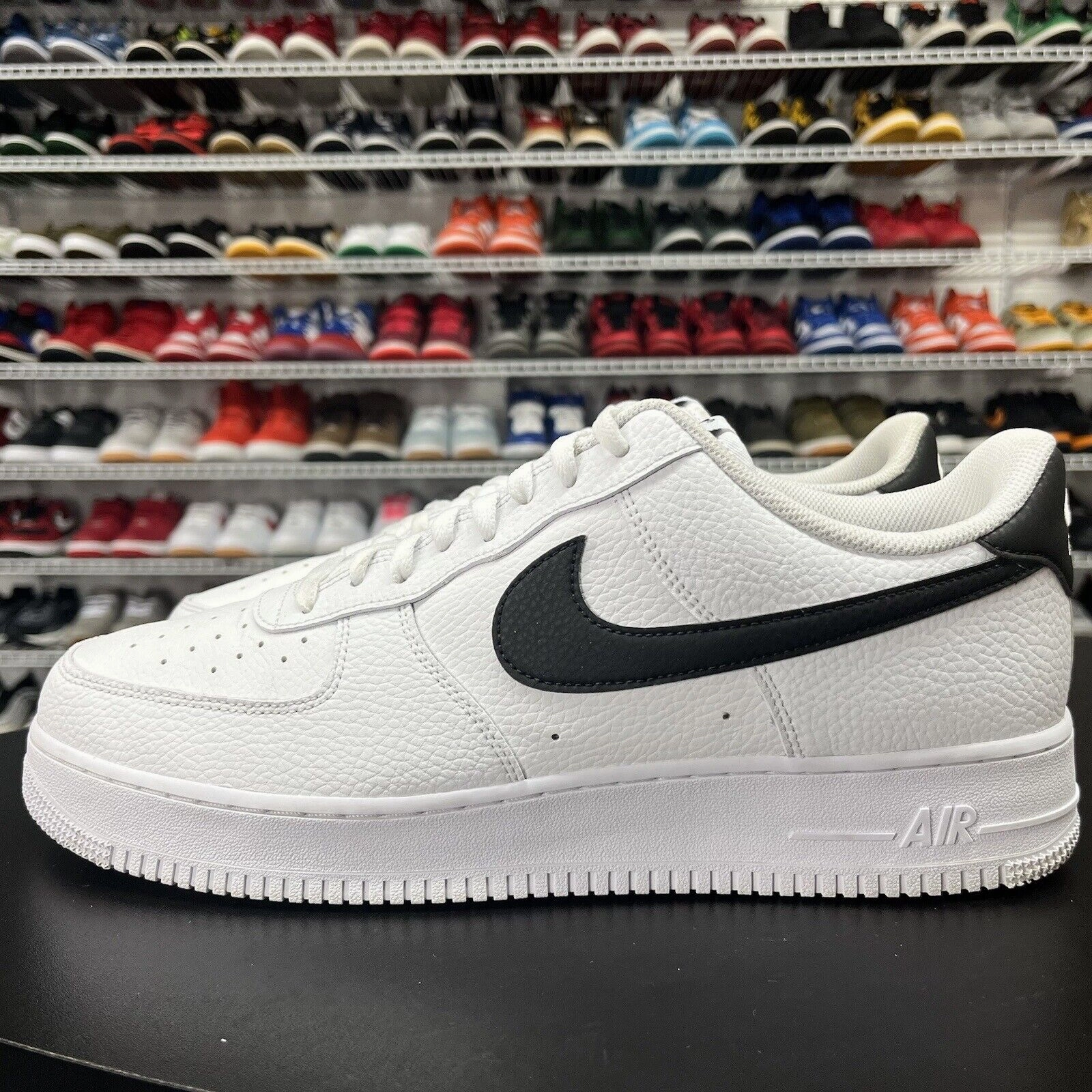 [CT2302-100] Nike Men's Air Force 1 '07 Shoes White And Black Sz 14 Nike Zoom Vomero 5 Casual Shoes