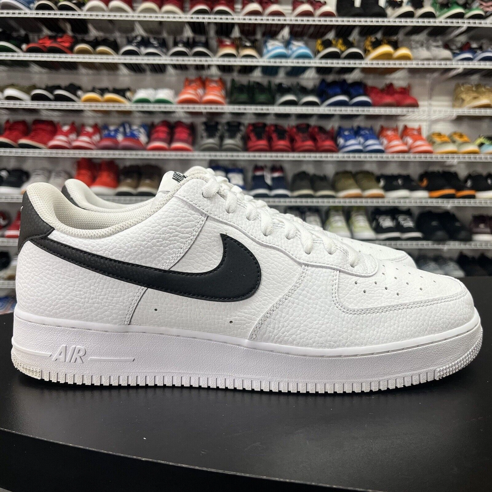 Nike Air Max Day Shoes [CT2302-100] Nike Men's Air Force 1 '07 Shoes White And Black Sz 14