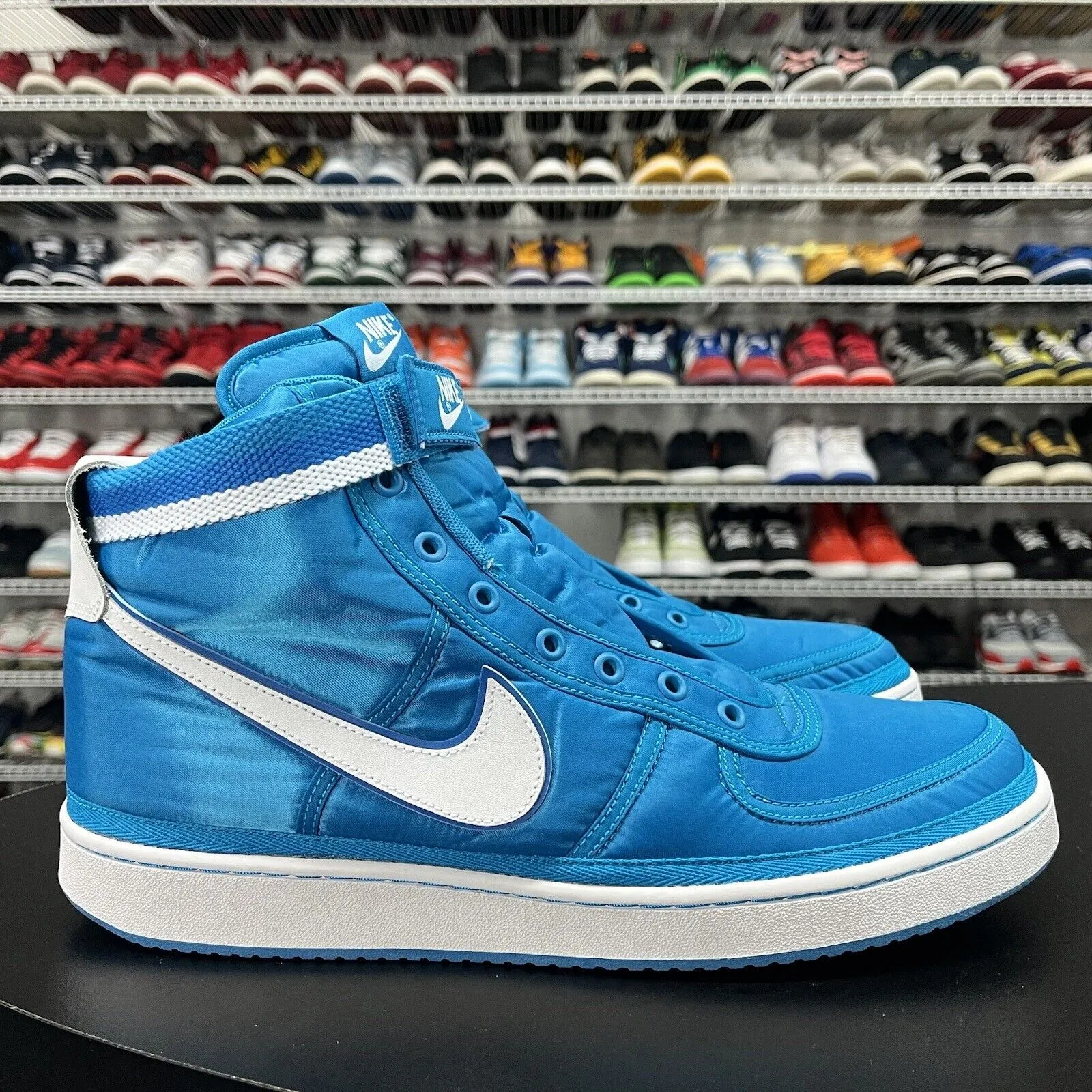 Nike Vandal Supreme High Blue Orbit 318330-400 Men's Size 13 Stylish Sneakers Shoes