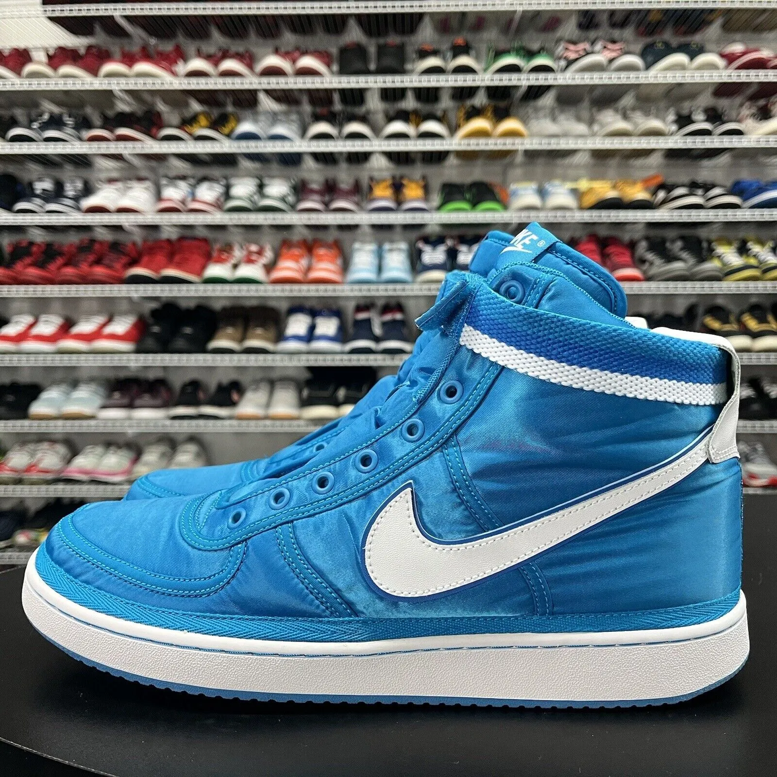 Nike Vandal Supreme High Blue Orbit 318330-400 Men's Size 13 Knitted Sneakers