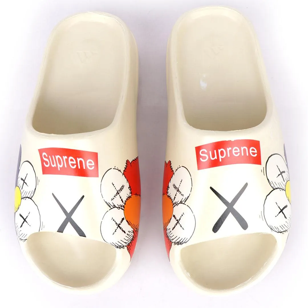 AD Supr X Kaws Rubber Light Weight Slides Disposable Slippers