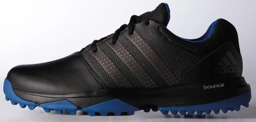 2023 Air Golf ADIDAS 360 TRAXION GOLF SHOES BLACK/DARK/SILVER/COLLEGIATE ROYAL WIDE