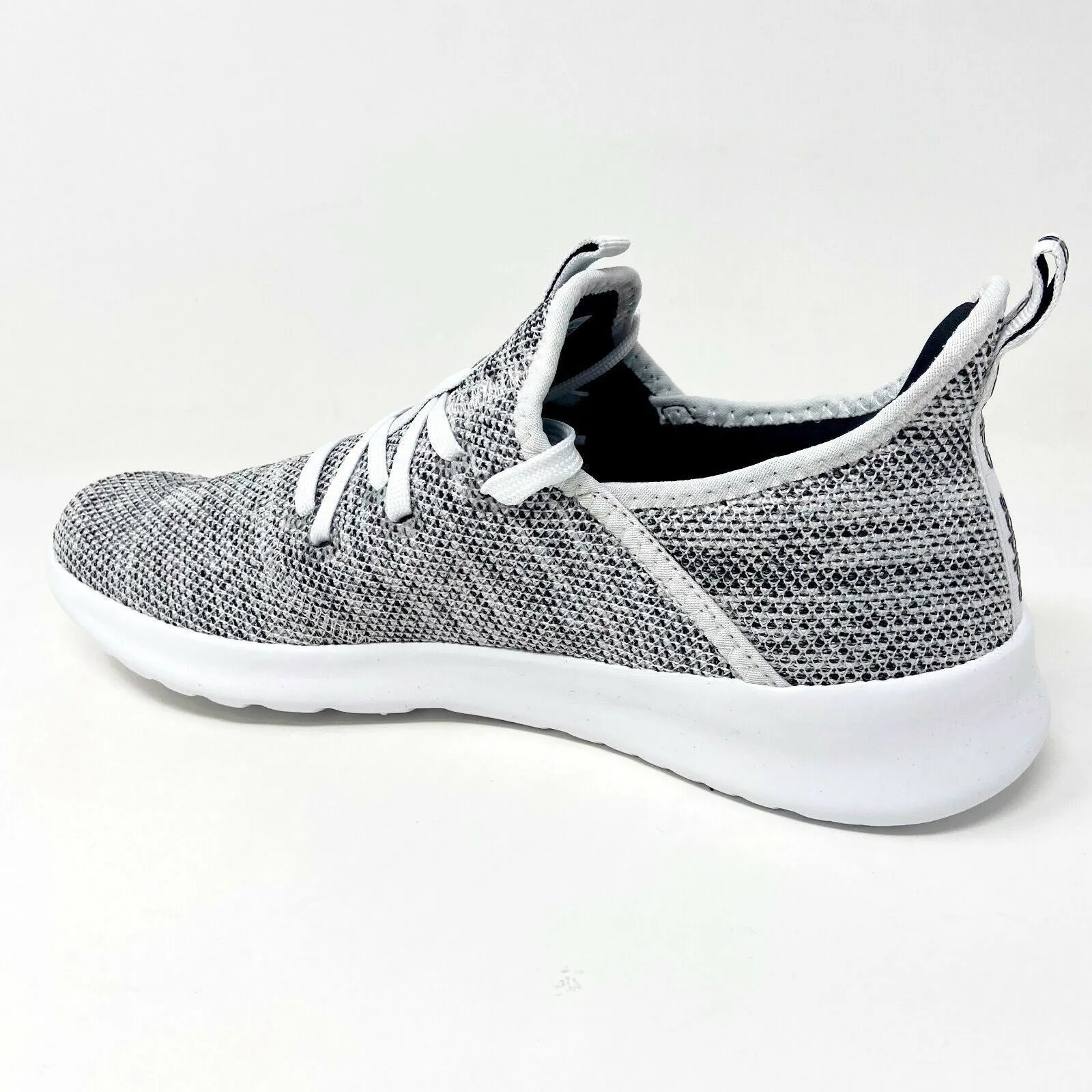 New Balance Running Shoe Adidas Cloudfoam Pure White Black Womens Size 8.5 Running Shoes DB0695