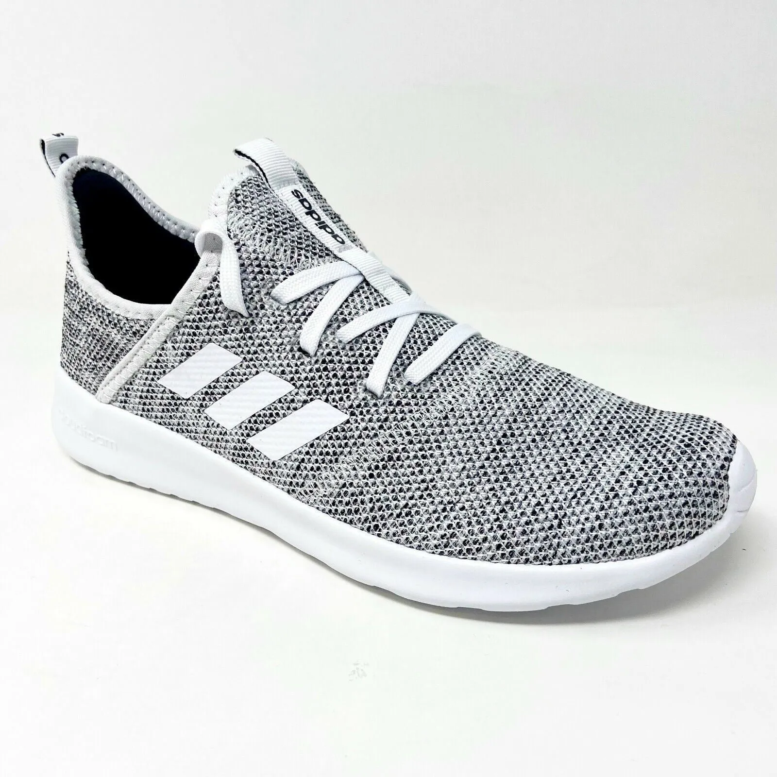 Bright Running Shoes Adidas Cloudfoam Pure White Black Womens Size 8.5 Running Shoes DB0695