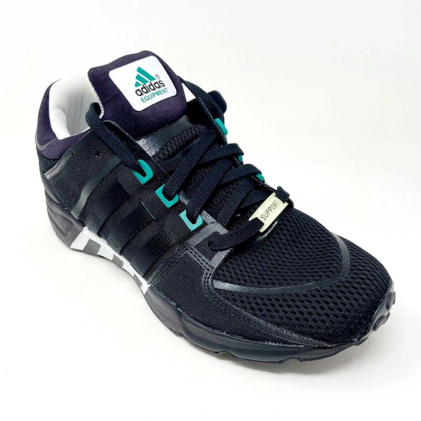 Best Running Shoe Inserts For Flat Feet Adidas Equipment Running Support Black White Mens Running Sneakers S81484