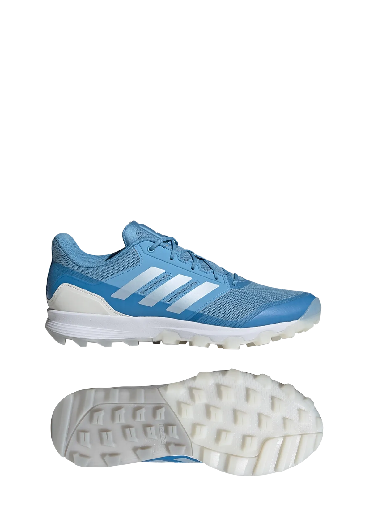 Shoes For Badminton Wooden Court Adidas Flexcloud 2.1 Mens - Light Blue/Cloud White