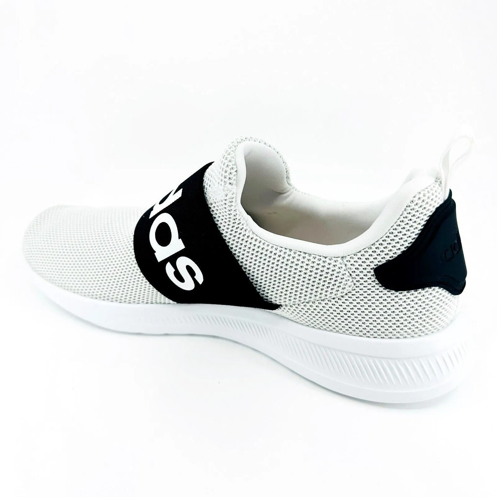 Adidas Lite Racer Adapt 4.0 White Black Mens Slip On Running Shoes H04828 Running Shoes Topo