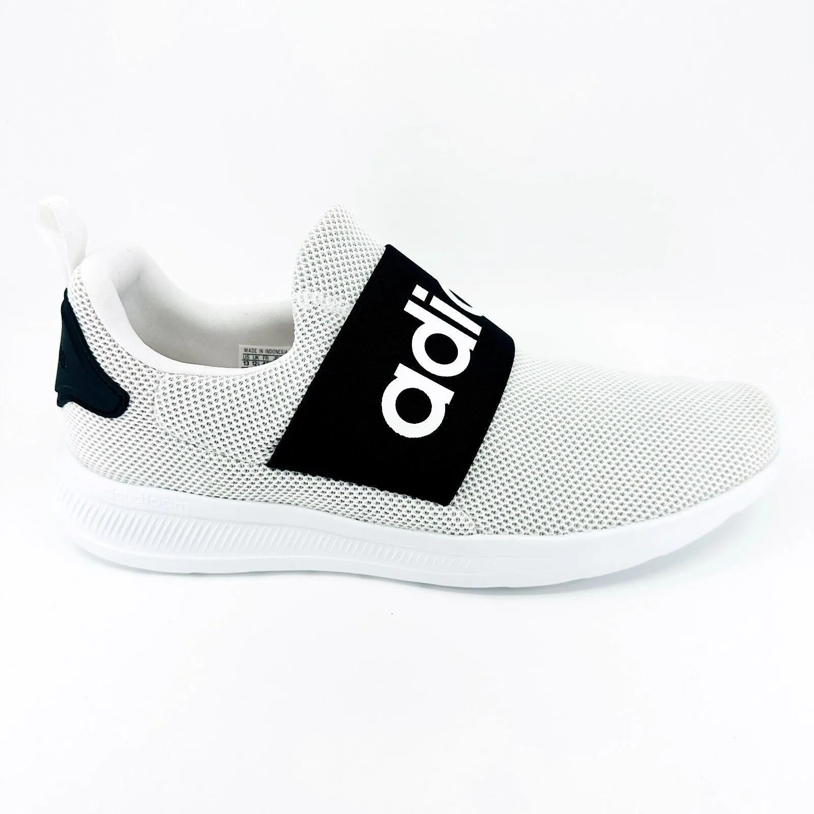 Adidas Lite Racer Adapt 4.0 White Black Mens Slip On Running Shoes H04828 Best Running Shoes For Syndrome