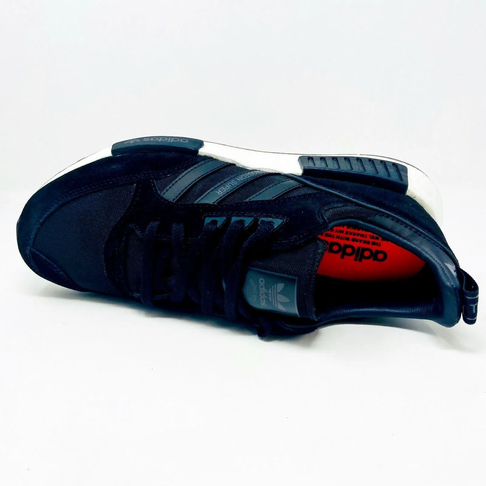 Adidas Originals Boston Super X R1 Boost Black White Mens Running Shoes EE3654 Q C Running Shoes