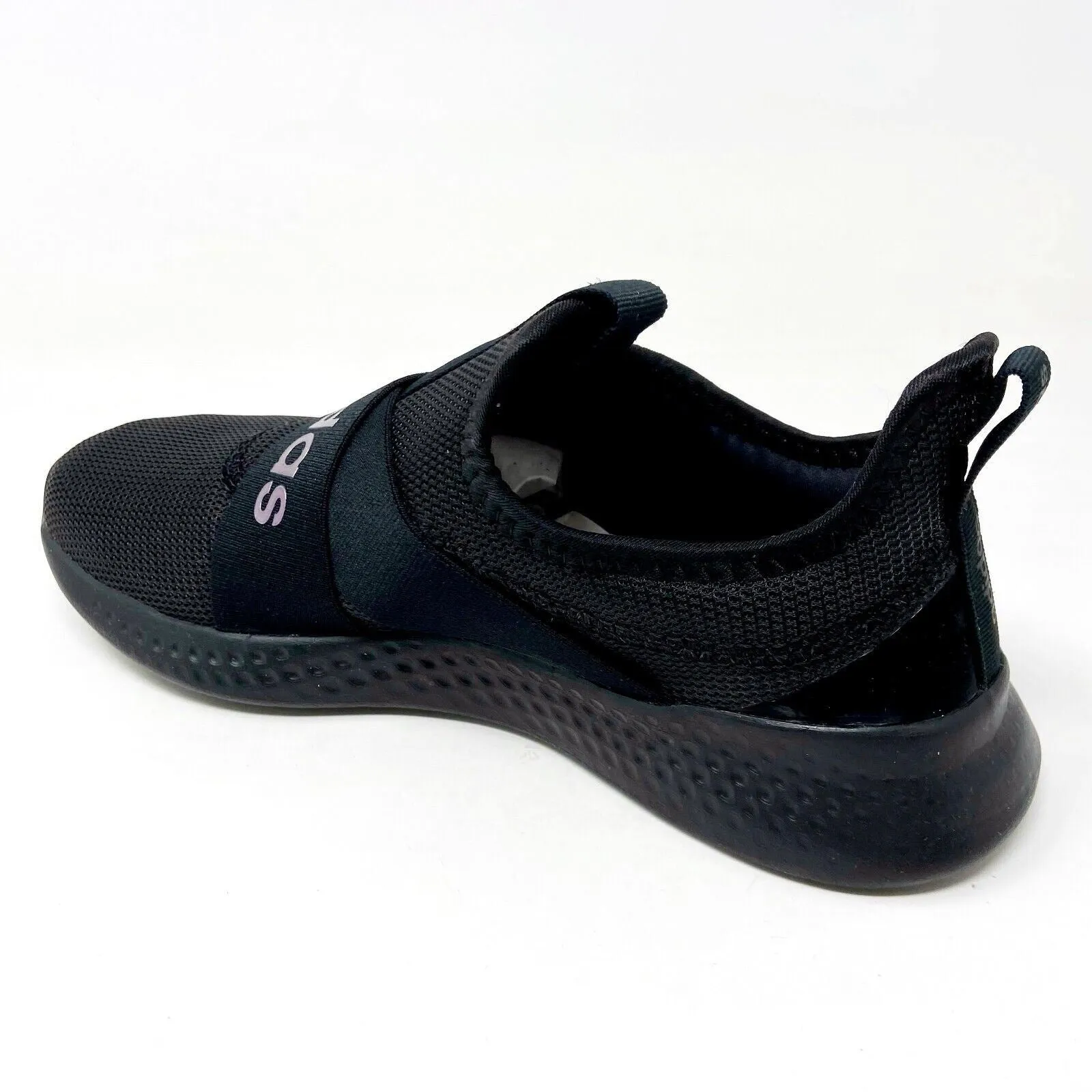 Adidas Puremotion Adapt Triple Black Womens Slip On Running Shoes H02006 Dressy Running Shoes
