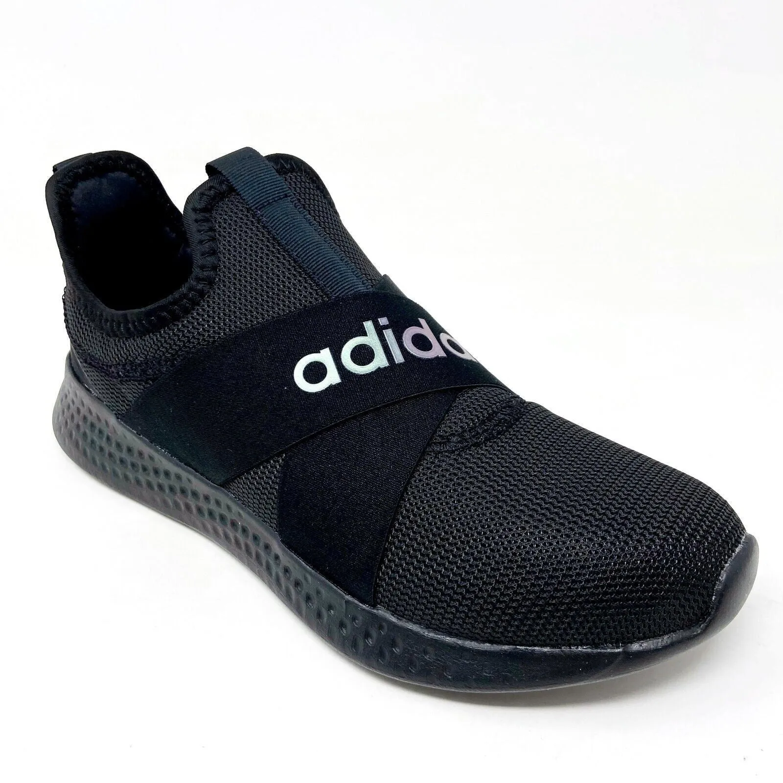 Running Shoes With Wings Adidas Puremotion Adapt Triple Black Womens Slip On Running Shoes H02006