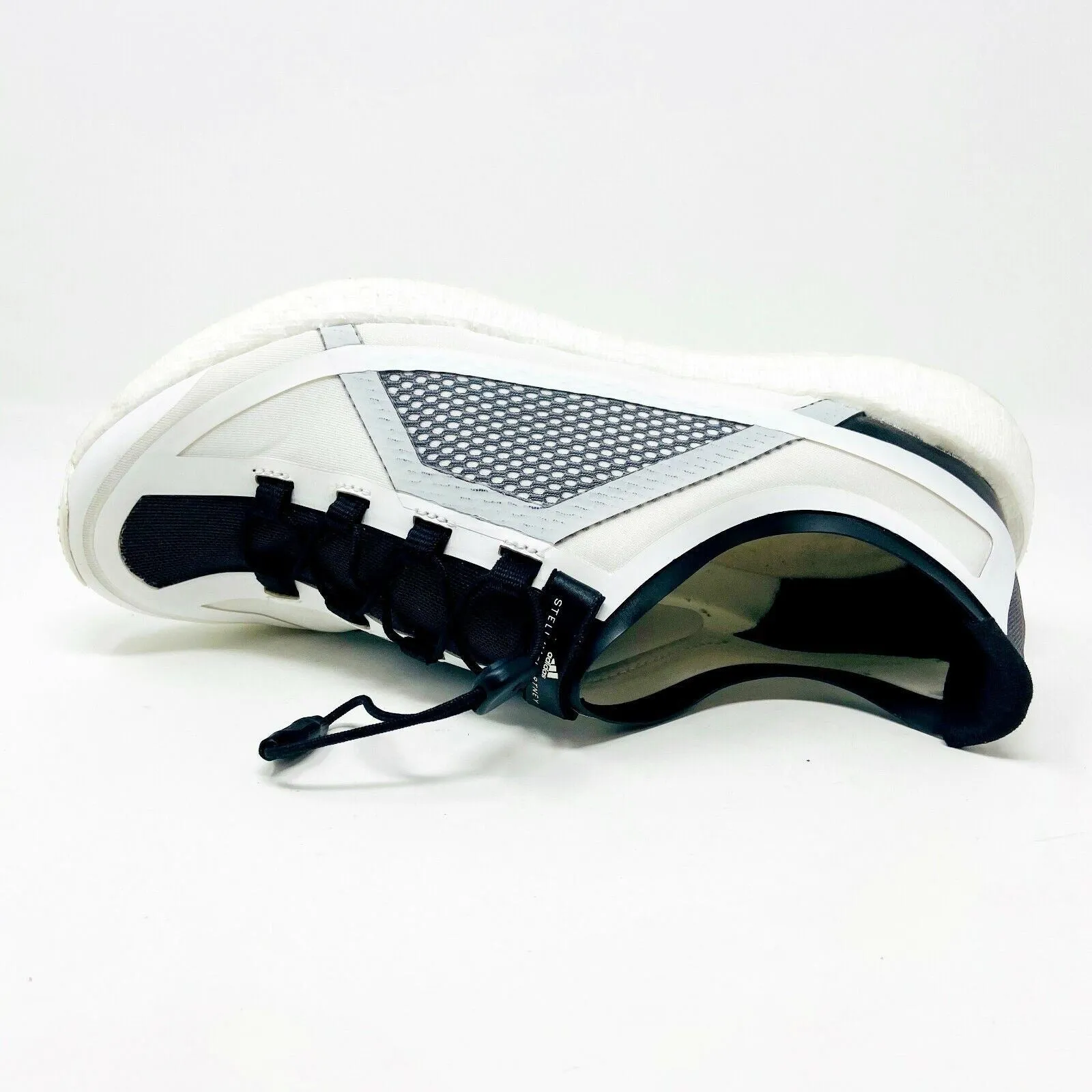 Adidas Stella McCartney PulseBoost HD White Black Womens Running Shoes G28329 Running Shoe On Sale