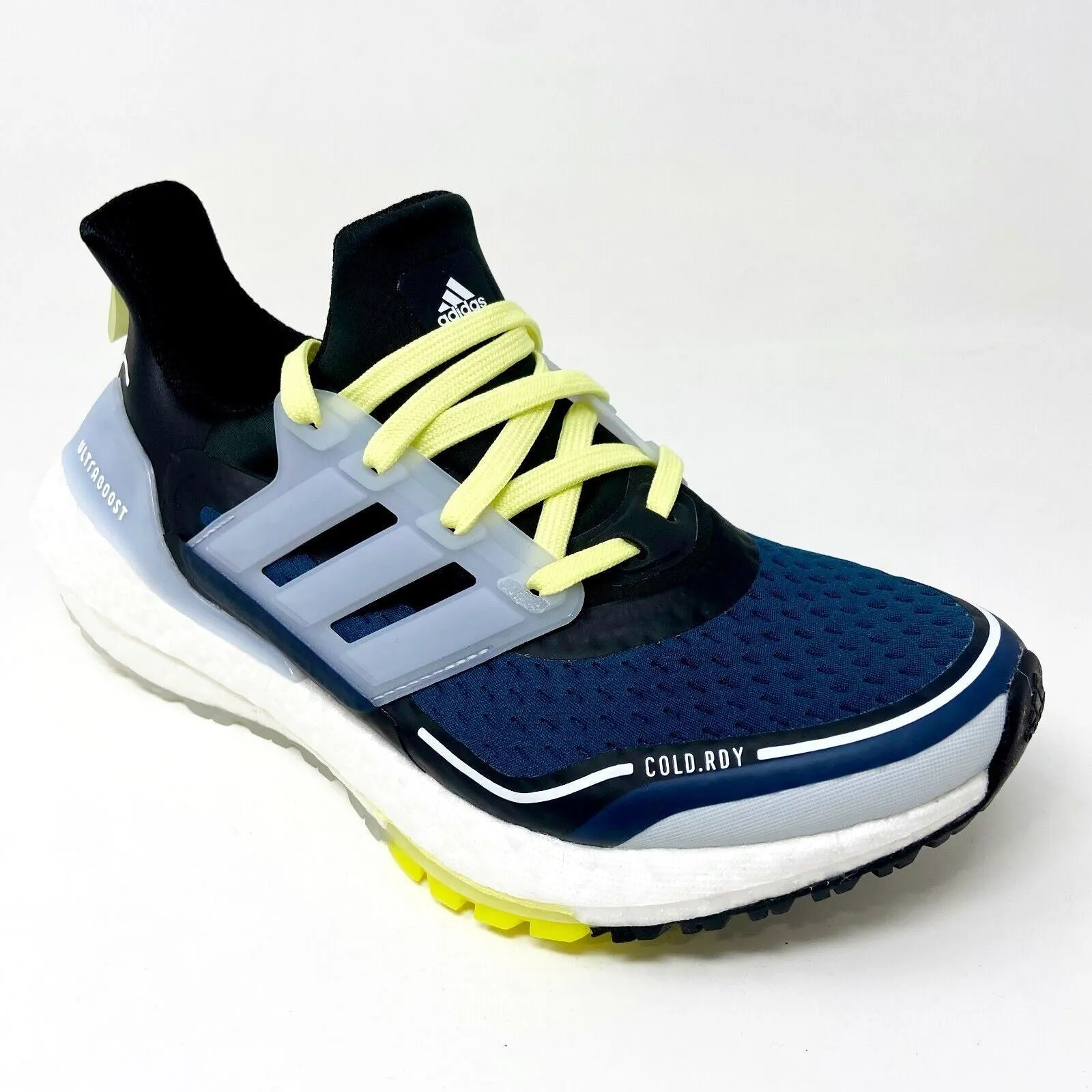 Adidas Ultraboost 21 COLD.RDY Navy White Yellow Womens Running Shoes S23754 The Best Shoes For Running