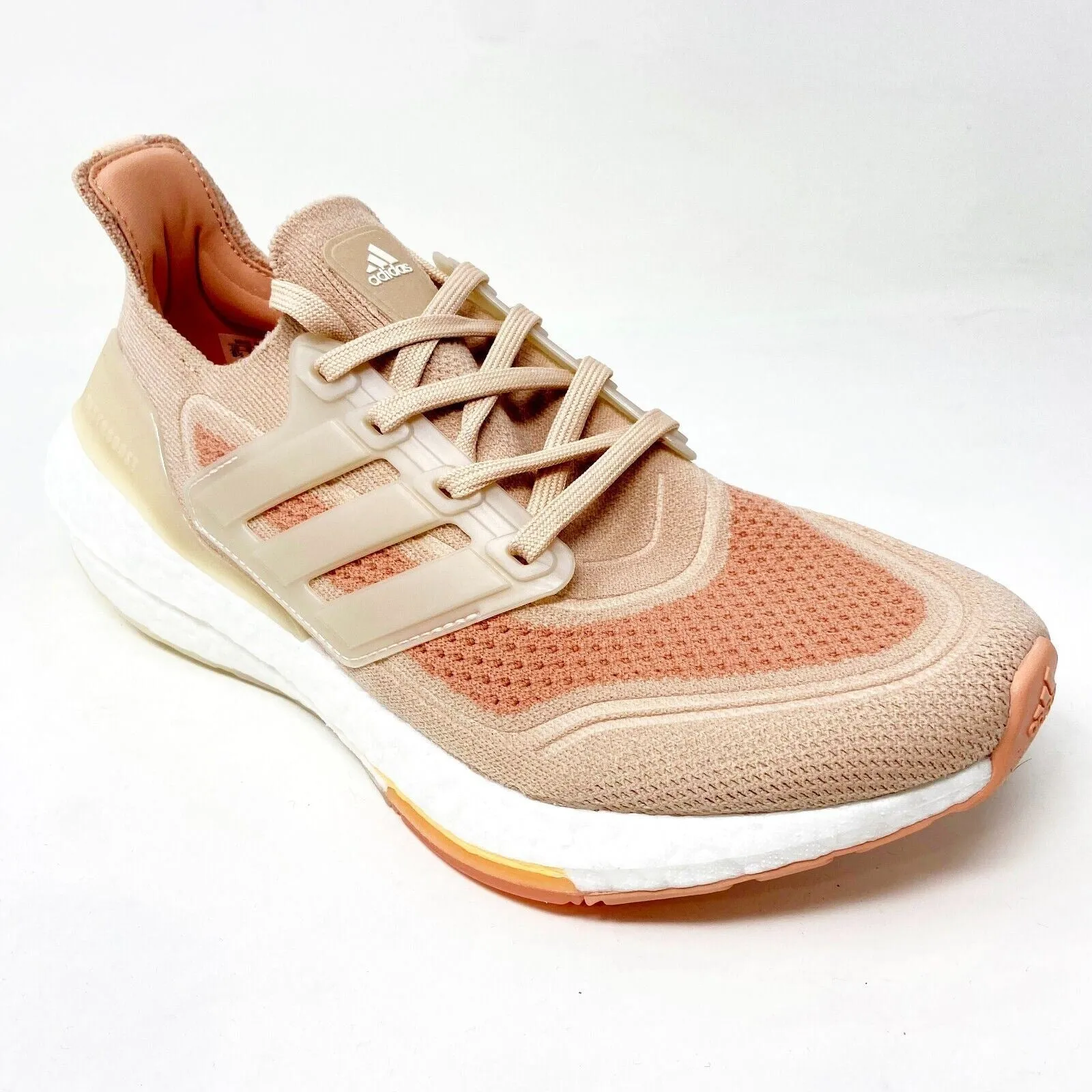 Support Shoes For Running Adidas UltraBoost 21 Halo Blush Pink Womens Running Shoes Sneakers S23838
