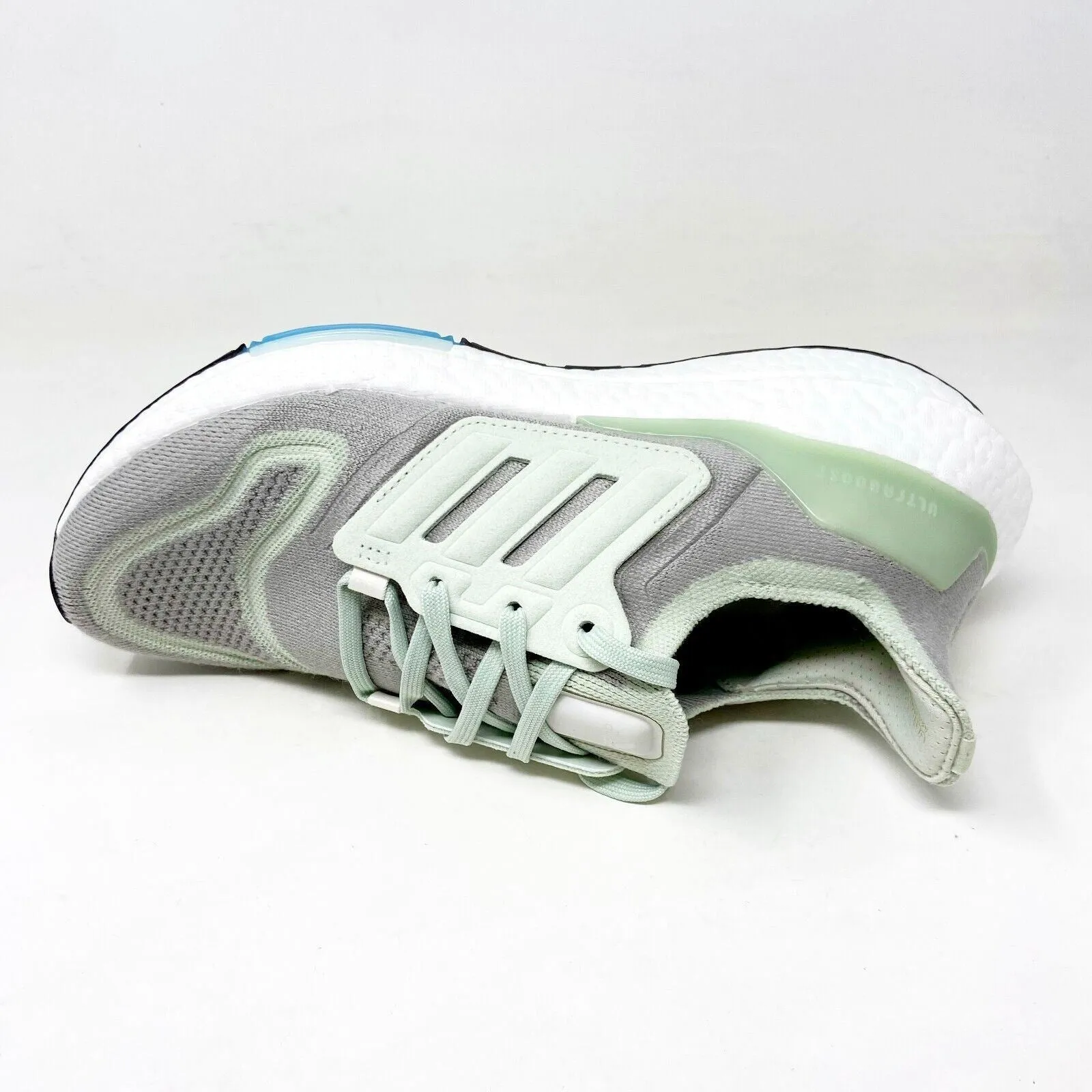 Best Running Shoes For Support Adidas UltraBoost 22 Grey Green Off White Womens Running Shoes GY7285