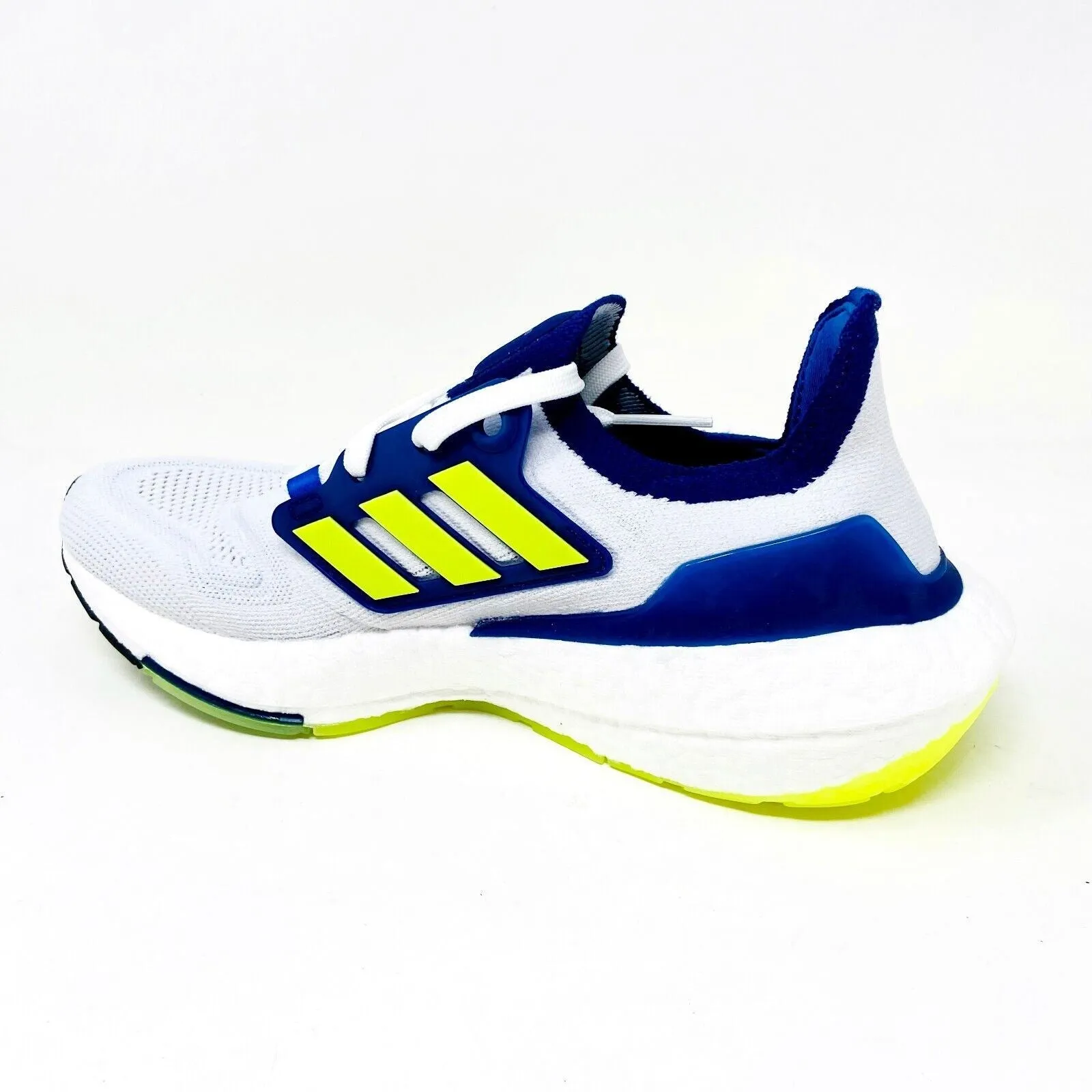 Running Shoes That Make You Run Faster Adidas UltraBoost 22 White Yellow Blue Womens Size 7 Running Shoes GZ7211