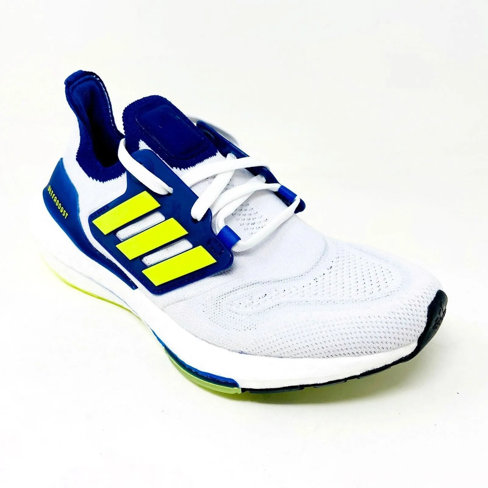 Adidas UltraBoost 22 White Yellow Blue Womens Size 7 Running Shoes GZ7211 Arch Supporting Running Shoes