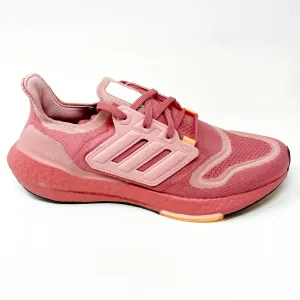 Heel Toe Drop In Running Shoes Adidas UltraBoost 22 Wonder Red Mauve Orange Womens Running Shoes GX9133