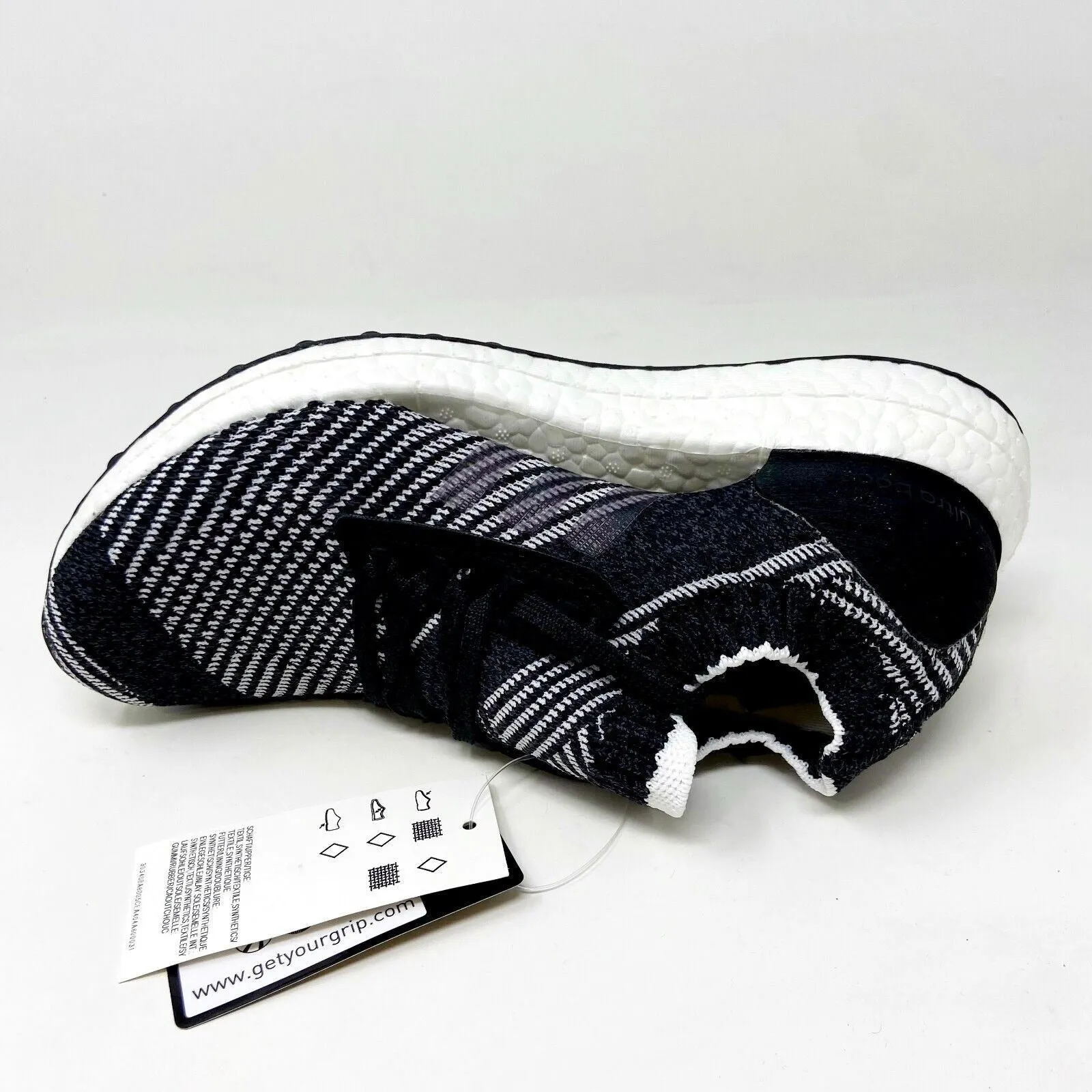 Adidas UltraBoost X Black Grey Womens Size 5 Running Shoes CQ0009 Ua Charged Assert 10 Running Shoes