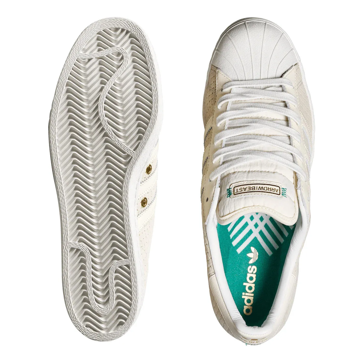 adidas x Arrow & Beast Superstar ADV Wonder White/Crystal White Appleyard Skate