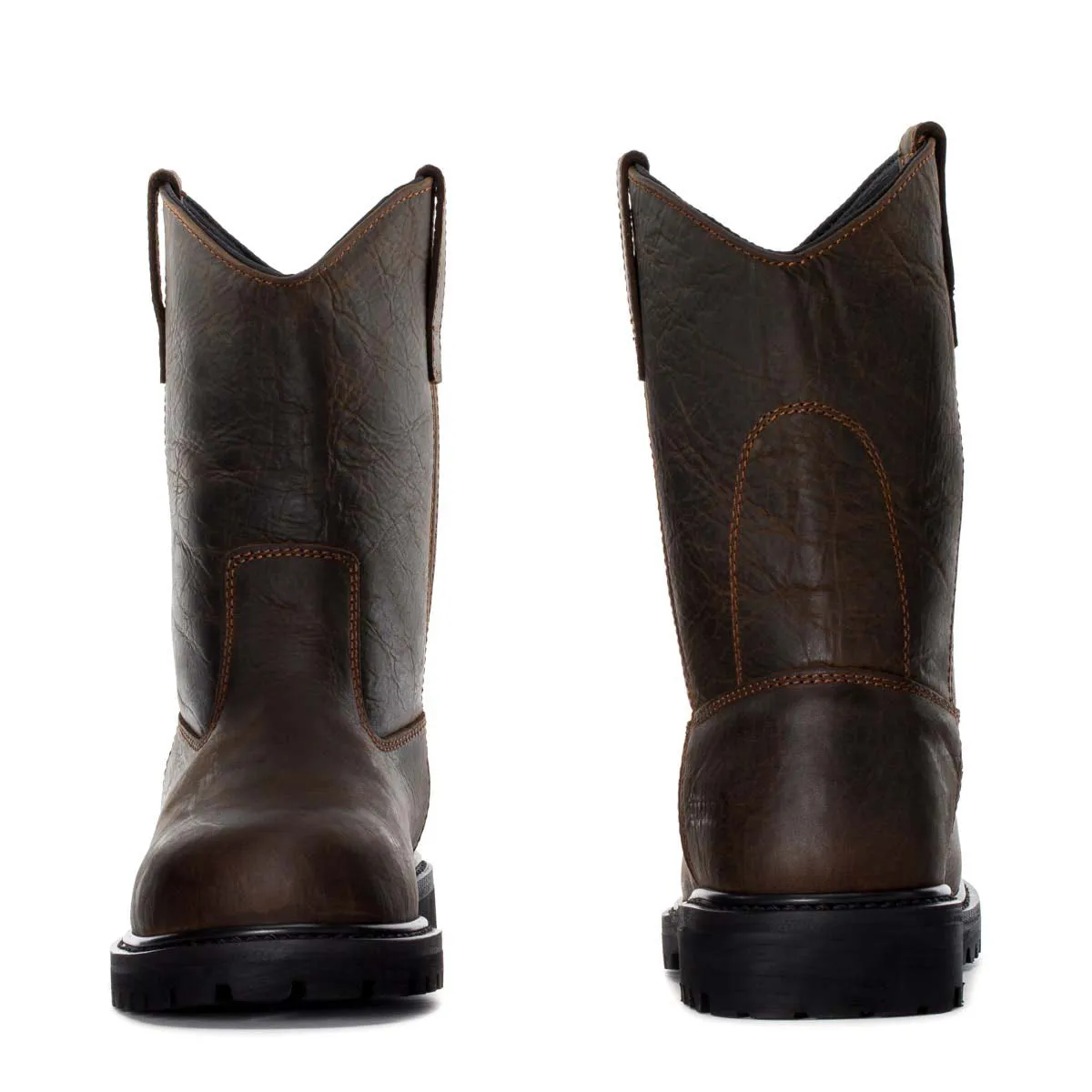 Thigh High Heeled Boots Tuffy Steel Toe - Mens