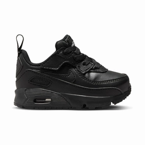 Nike Air Max 90 EasyOn 'Triple Black' Baby/Toddler Shoes Leather Tennis Shoes Nike