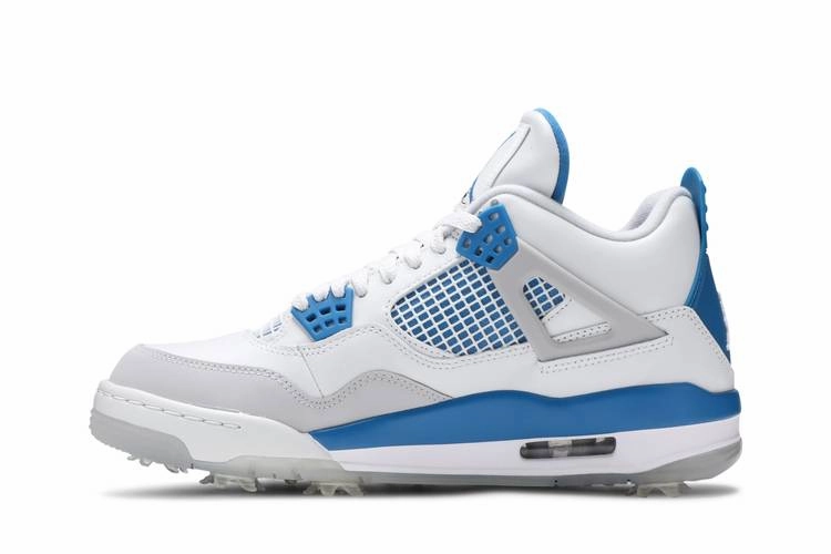Pro Sl Golf Shoe Spikeless Golf Jordan 4 Retro Golf Military Blue