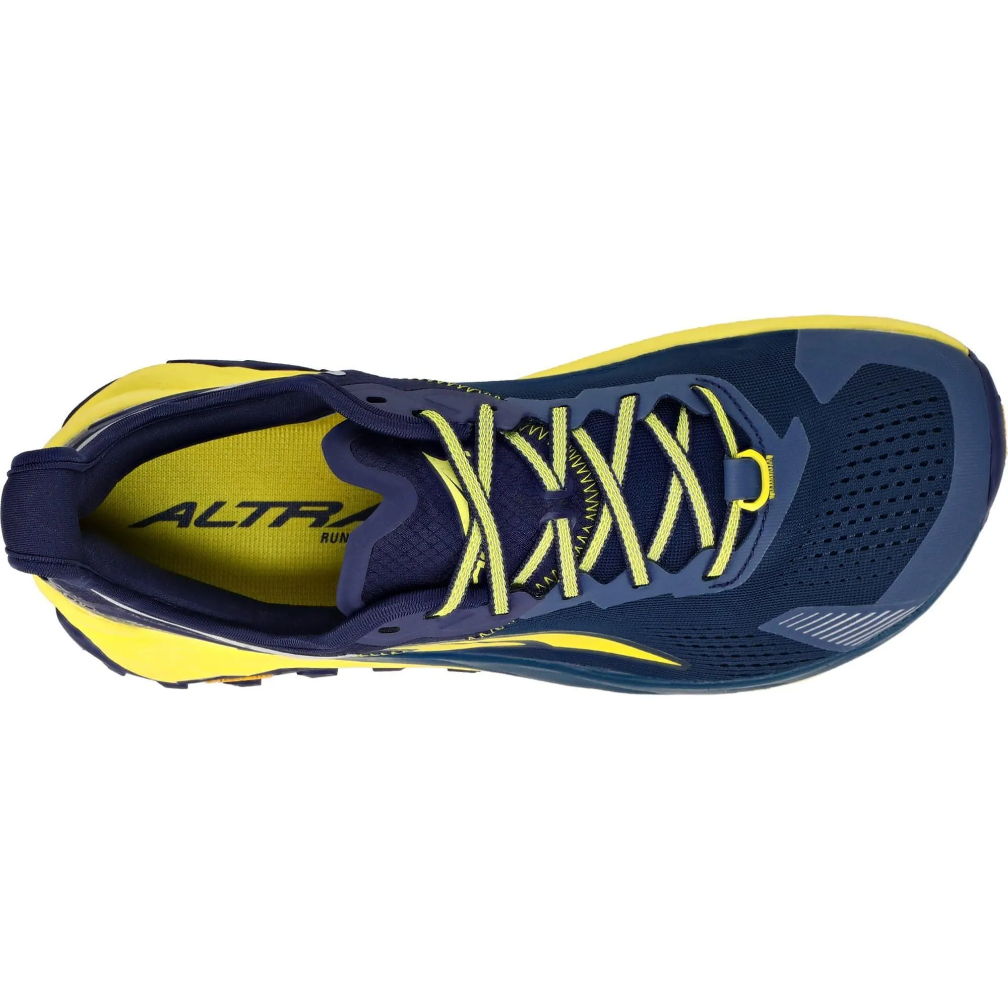 Altra Olympus 5 Mens Trail Running Shoes - Navy Best Trail Shoes Wide Toe Box