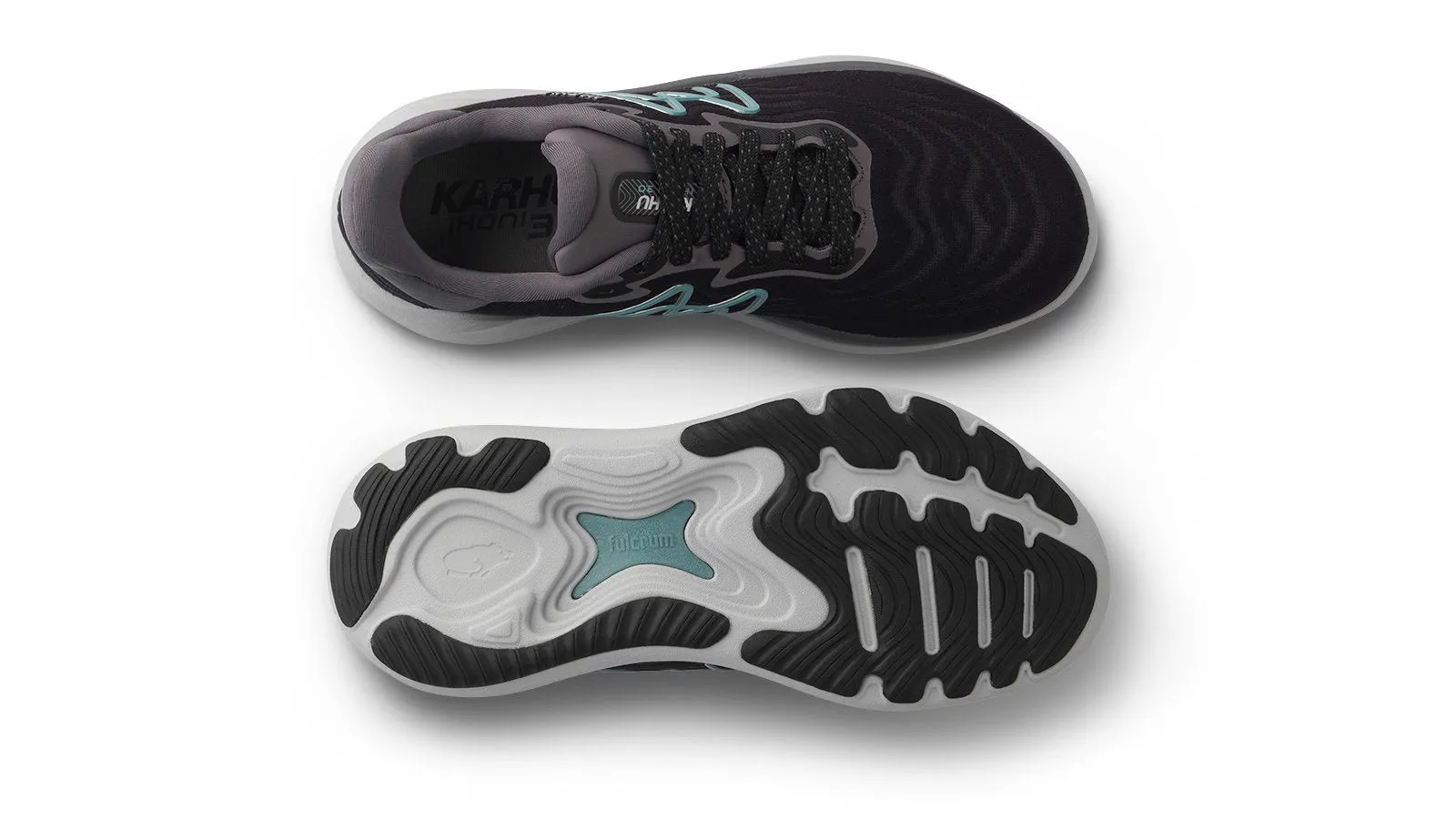 WOMEN'S IKONI 3.0 HIVO - BLACK / STONE BLUE Flat Foot Running Shoes
