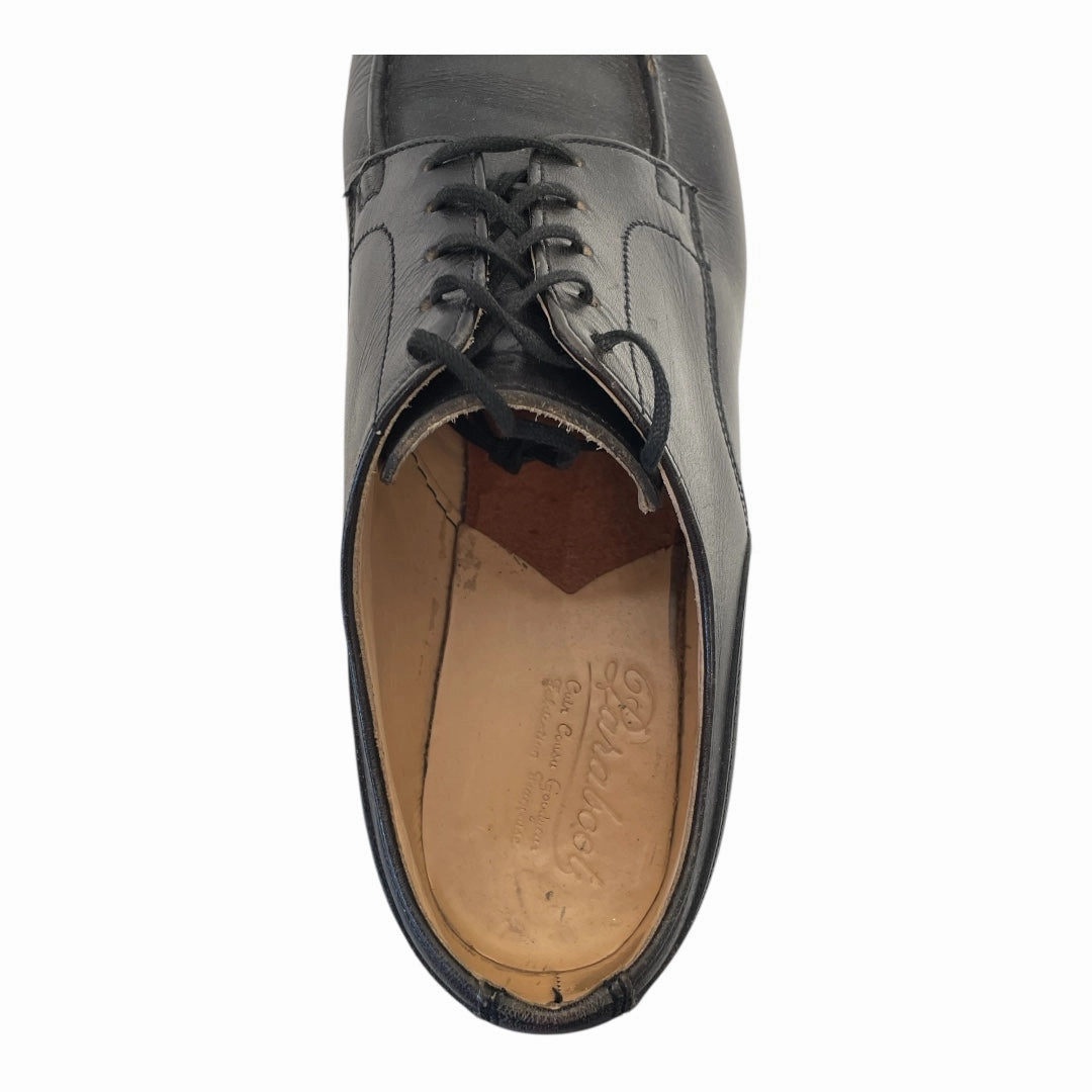 PARABOOT/Dress Shoes/EU 39/Leather/BLK/BLACK LEATHER OXFORDS Platform Heeled Oxfords