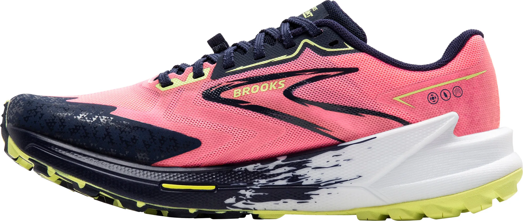 Low Top Trail Shoes Brooks Catamount 3 Womens Trail Running Shoes - Pink