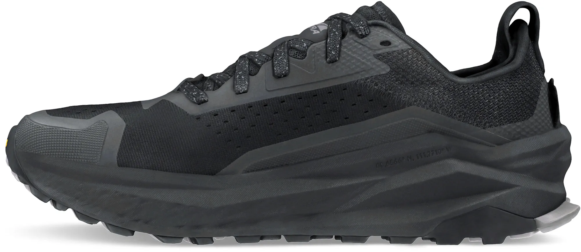 Altra Olympus 6 Mens Trail Running Shoes - Black Trail Running Shoes Australia