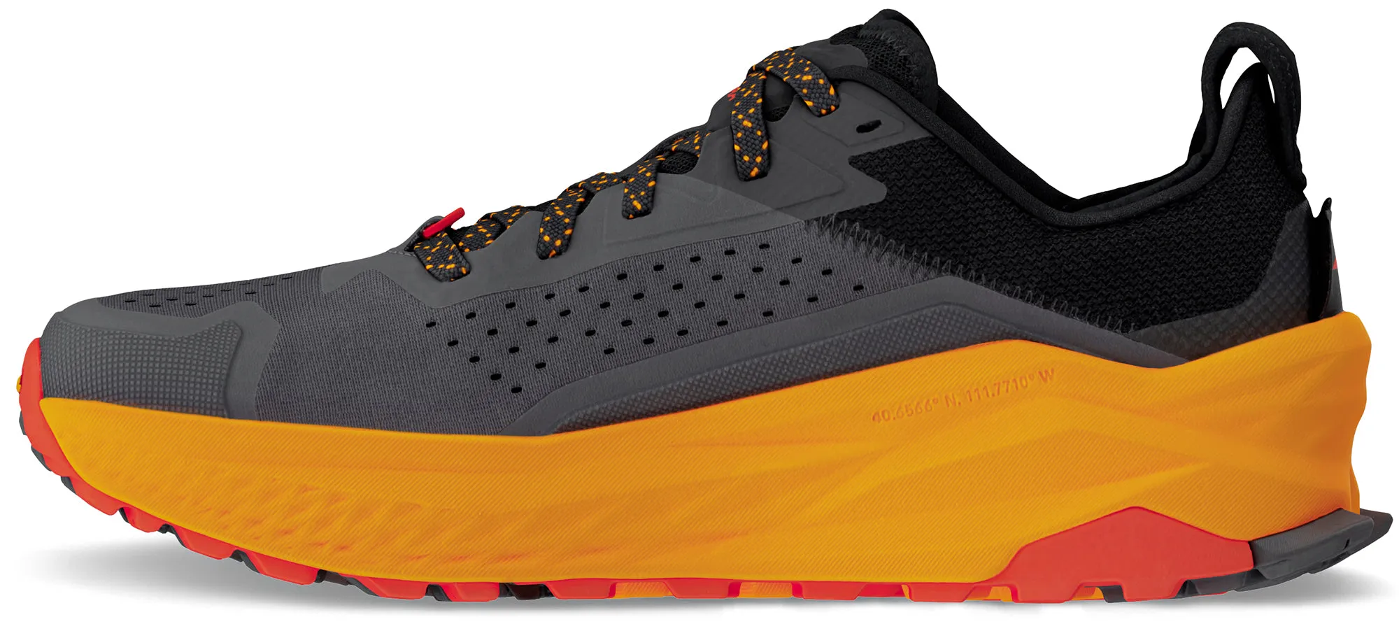 Altra Olympus 6 Mens Trail Running Shoes - Black Running Shoes Trail