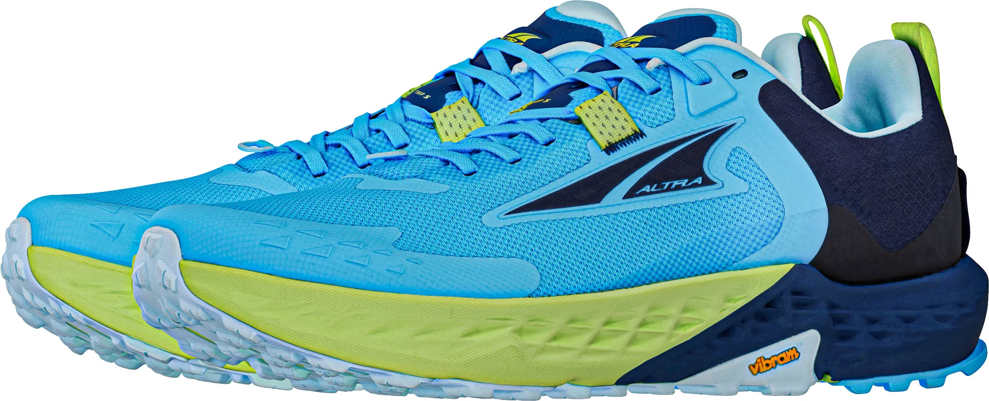 Altra Timp 5 Mens Trail Running Shoes - Blue Tactical Trail Shoes