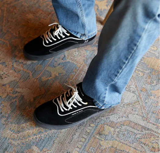 Dunk Low Skate Shoes Hours is Yours Code V2 Skate Shoe - Black Pinstripe