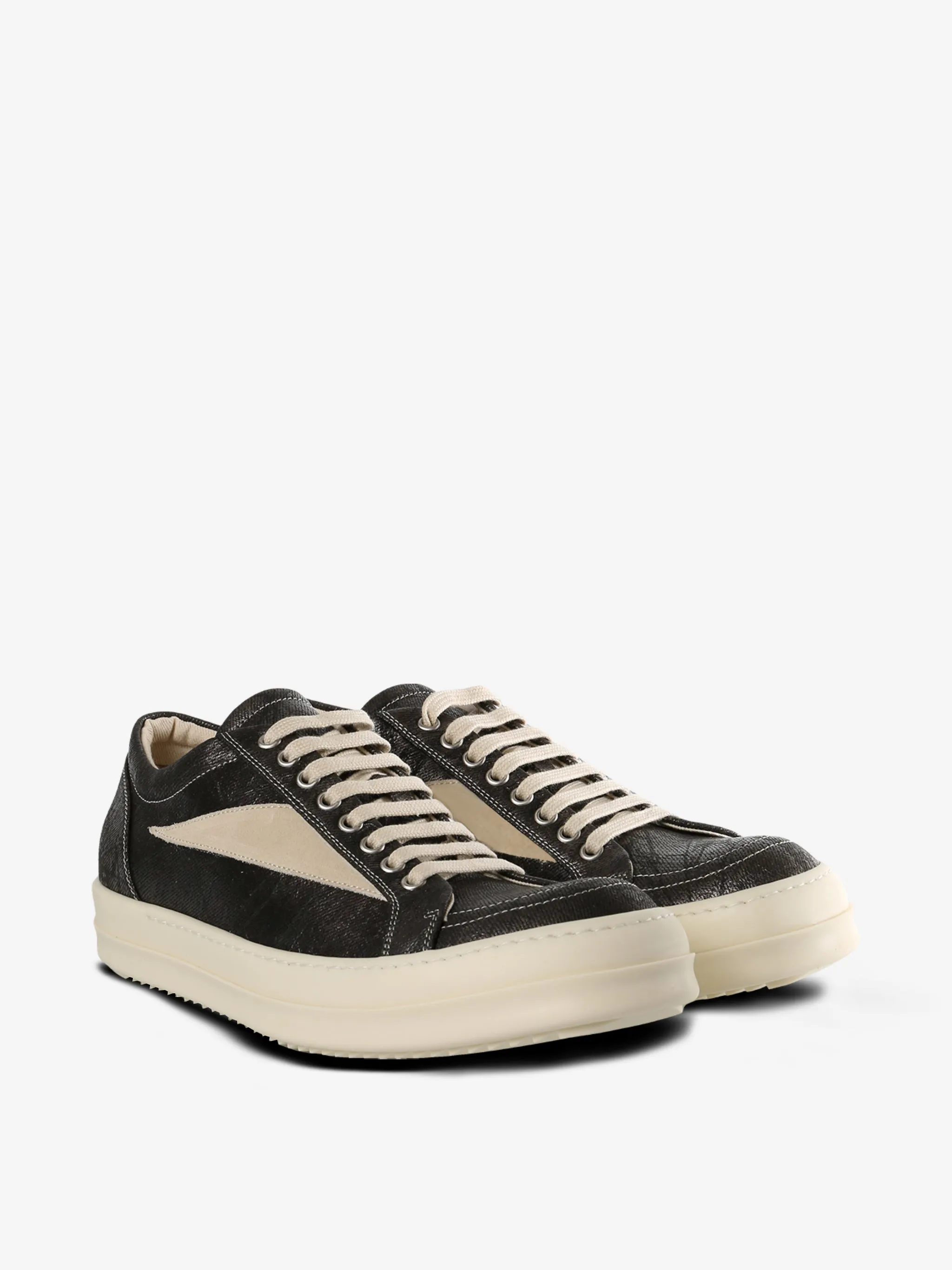 RICK OWENS DRKSHDW - Men Scarpe In Denim Vintage Sneakers Casual Leather Sneakers