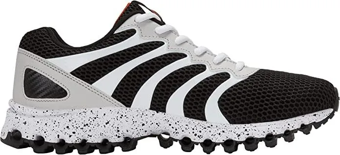 K-Swiss Men's Tubes 200 Training Shoe, Black/Vapor Blue/Pureed Pumpkin, M07112-005 Casual Shoes Lace Styles