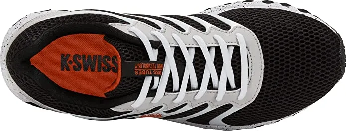 Casual Shoes For Flat Feet K-Swiss Men's Tubes 200 Training Shoe, Black/Vapor Blue/Pureed Pumpkin, M07112-005