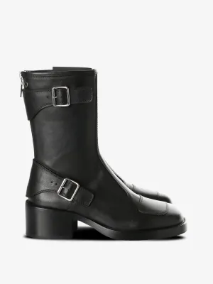 ANN DEMEULEMEESTER - Women Eero Ankle Biker Boots Tractor Supply Snow Boots
