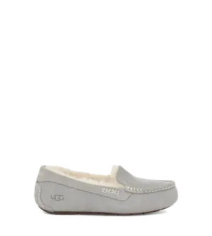 Ugg Leather Slippers Ansley Light Grey (Women)