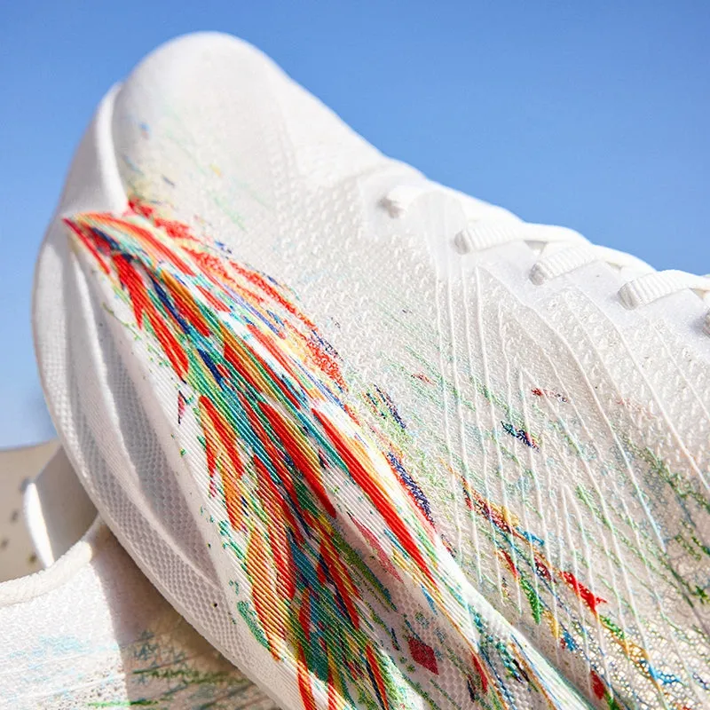 ANTA Men Running Shoes C202 6 1125B5575-1 -Papyrus White/Lightning Orange/Light Grass Green (Kasut Larian Lelaki) Fitting Running Shoes