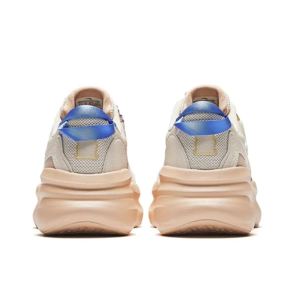 Leather Low Top Sneakers Anta Women's x POP MART x Molly ART TIME Skateboard Shoes