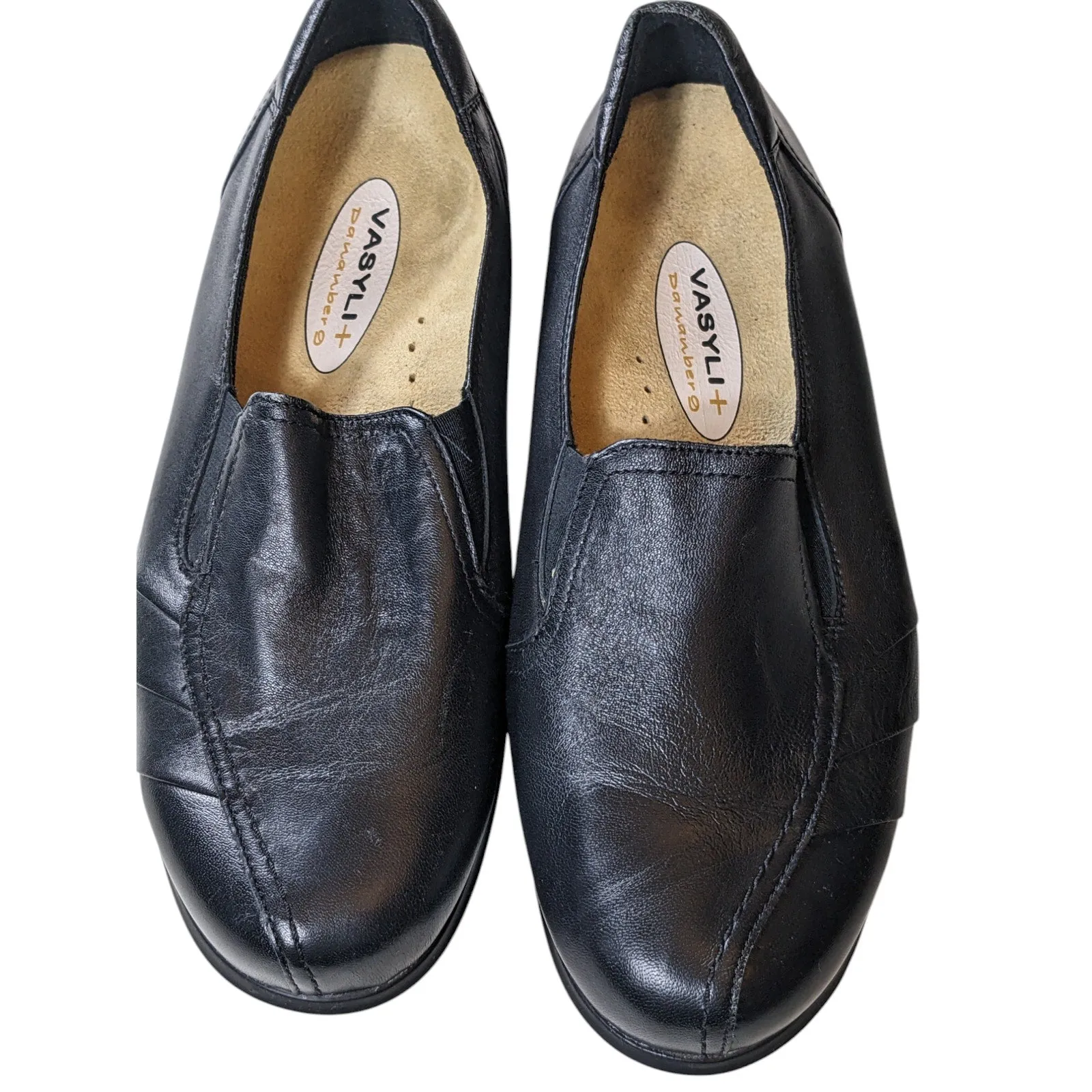 Summer Charms Walk Loafers Aravon Shoes Womens Size 10 2E Black Leather Slip On Loafers Comfort WEF13BK