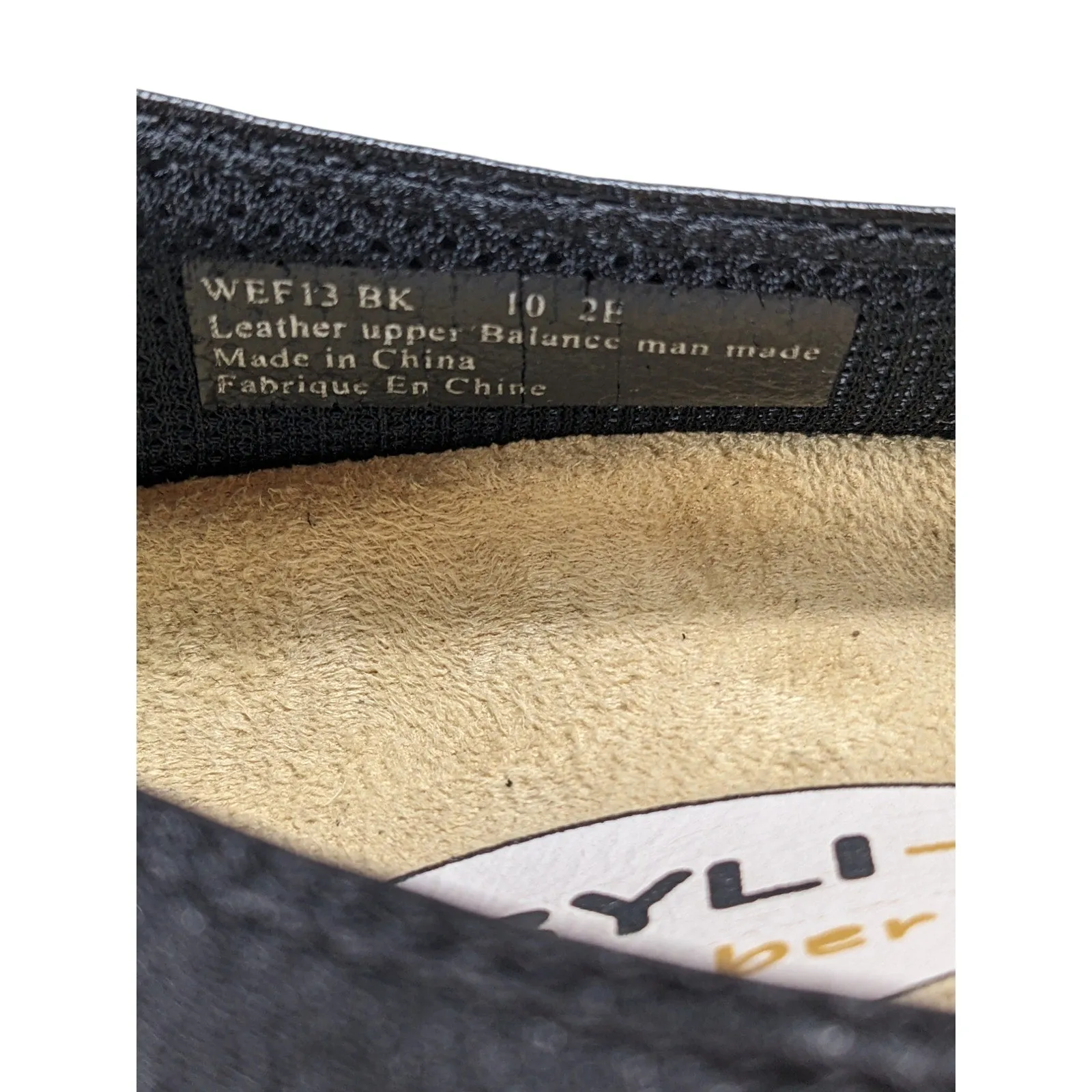 Business Casual With Loafers Aravon Shoes Womens Size 10 2E Black Leather Slip On Loafers Comfort WEF13BK