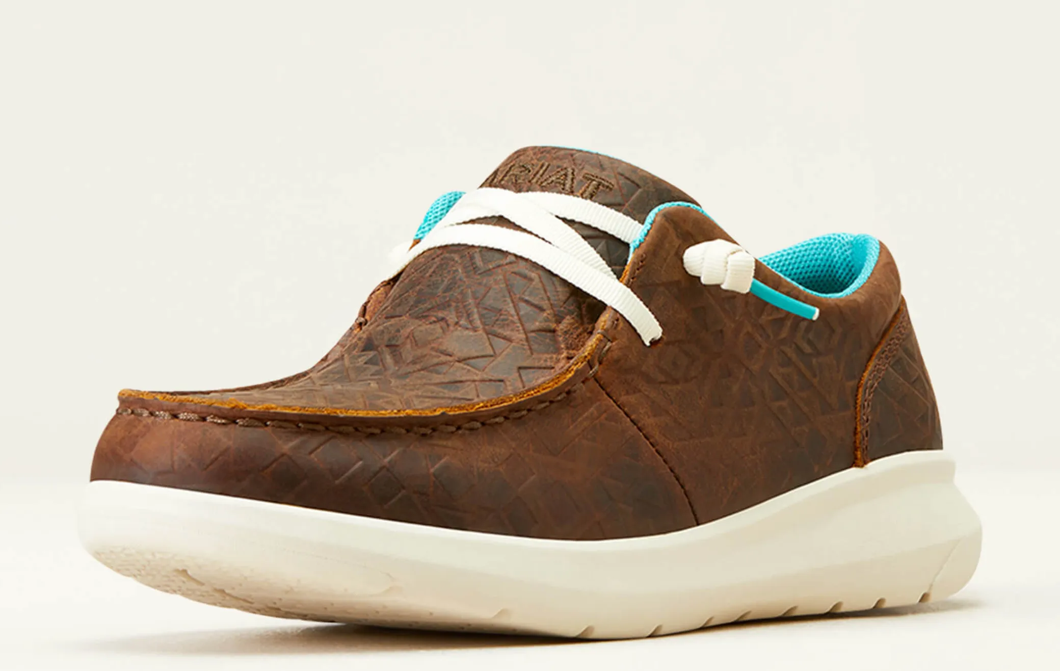 Pants With Loafers Ariat Hilo Loafers- Brown Blanket Emboss