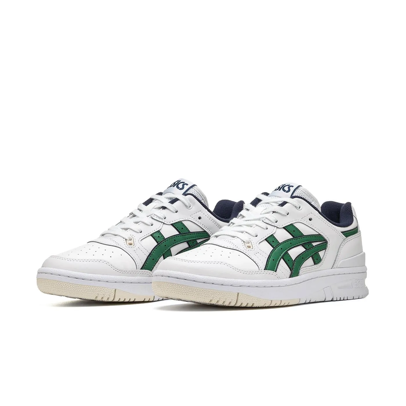 Asics EX89 White/Shamrock Green Asics Exercise Shoes