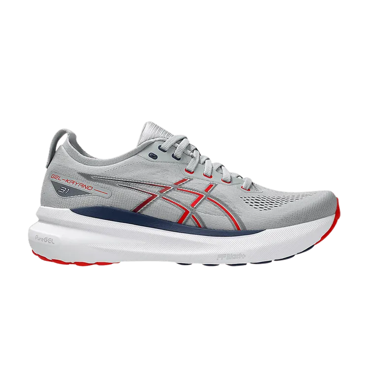 ASICS Gel-Kayano 31 Piedmont Grey Fiery Red Belk Asics Shoes
