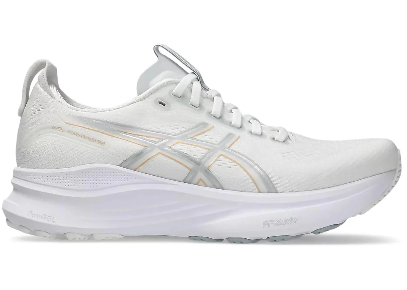 Asics Shoes For Neutral Pronation ASICS Gel-Kayano 32 White Champagne (Women's)